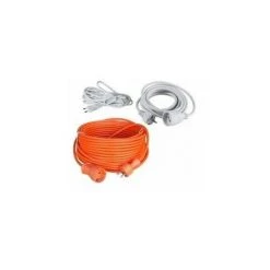 OUTIFRANCE Rallonges Electriques étiquette Cavalier - Longueur:3 Mc,ble:3 X 1,5mm² - 16a Couleur:blanc