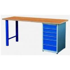 Outifrance - Etabli Mécanicien Industriel 6 Tiroirs Longueur 1,50 M