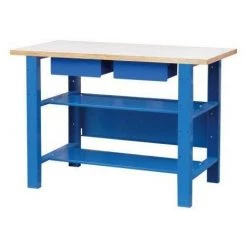 Outifrance - Etabli Mécanicien 2 Tiroirs 2 Rayons Intermédiaires 1.20 M