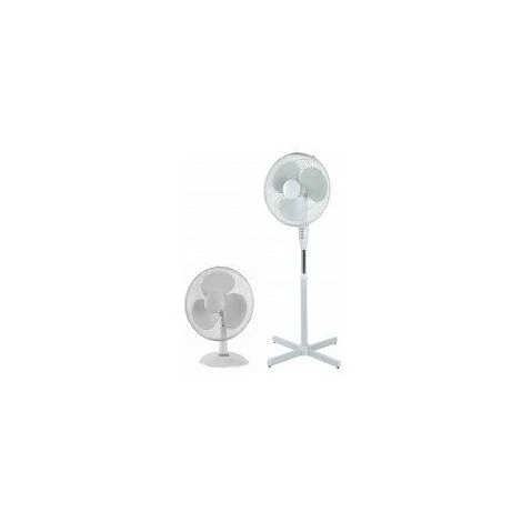 OUTIFRANCE Hurricane3 : Ventilateur Sur Pied 40 Cm, En Plastique Blanc 3 OUTIFRANCE Hurricane3 : Ventilateur Sur Pied 40 Cm, En Plastique Blanc
