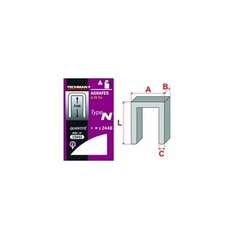 OUTIFRANCE Agrafes Fil Fin Type N 10Mm 3 OUTIFRANCE Agrafes Fil Fin Type N 10Mm
