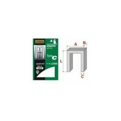 TECHMAN Agrafes Fil Fin Type C 14mm10143 V