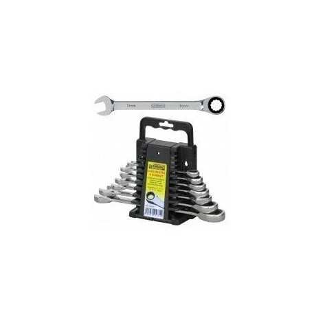 OUTIFRANCE Cle Mixte A Cliquet Ch V 18mm Scs/carte - 18mm 3 OUTIFRANCE Cle Mixte A Cliquet Ch V 18mm Scs/carte - 18mm