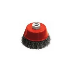 Brosse Métallique Rotative Ø 80 Mm À Fils Ondulés - OUTIFRANCE