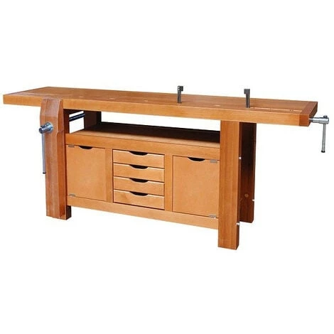 Outifrance – Etabli Bois De Menuisier Professionnel Longueur 2,00m à Caisson 3 Outifrance – Etabli Bois De Menuisier Professionnel Longueur 2,00m à Caisson